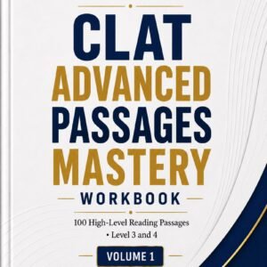 CLAT Advanced Passages Mastery Workbook cover